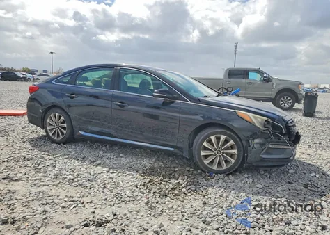 2017 Hyundai Sonata Sport from USA, damaged, VIN 5NPE34AF9HH470016